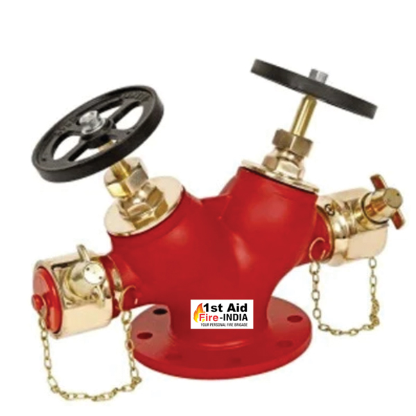 HYDRANT-LANDING-VALVE-GUN-METAL-DOUBLE-HEADED